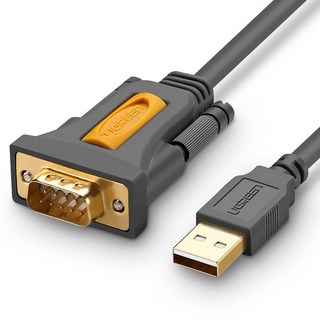 UGREEN 綠聯 USB2.0轉RS232串行轉換器線, 1個, 1.5m