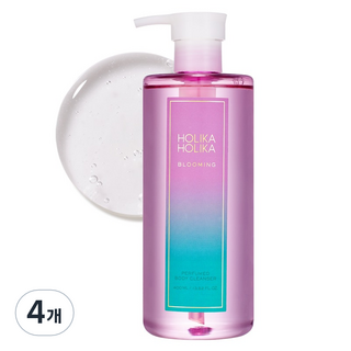 홀리카홀리카 블루밍 퍼퓸드 바디클렌저 프리지아 플로럴, 400ml, 4개