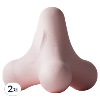라온템 경락 바디 볼 마사지기, 핑크, 2개