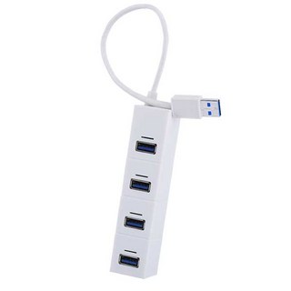 이탑 4포트 유전원 USB 3.0 허브 U3-23, 화이트, 1개