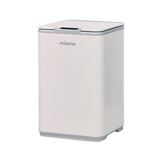 밀레마 자동 센서 휴지통 10L, 1개, 화이트