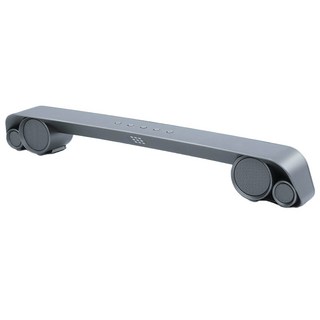 마이크로닉스 ROUND STUDIO BT-1000 V2 커브드 유무선 PC용 스피커, Dark Gray
