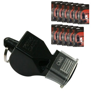 FOX40 ATWOOD ROPE MFG帝國WO口哨, 黑色的, 12個