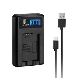 퓨어클리어 니콘 EN-EL14A LCD 싱글 USB 호환충전기, 1개