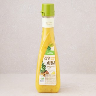 풀무원 리얼과일 저지방 드레싱 골드파인애플 & 골드키위, 525g, 1개