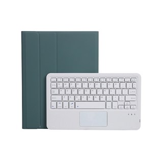 다이어리형 애플펜슬거치가능 고급 블루투스 터치 키보드 + 케이스 세트 Touch-T102, 아이패드 에어2 프로9.7(5 / 6세대), 그린, 1개