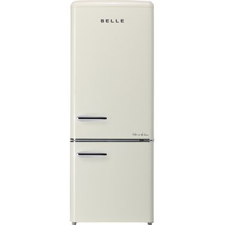 BELLE 레트로 글라스 191L 2도어 냉장고 방문설치, RC20ACM