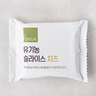 ORGA 유기가공식품인증 슬라이스 치즈 10매입, 10개입, 1개