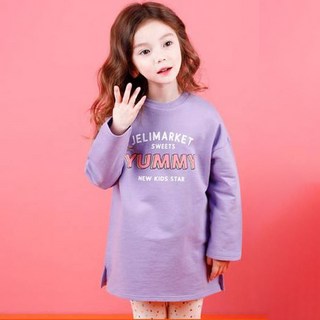 젤리스푼 여아용 요미 요미 롱티셔츠
