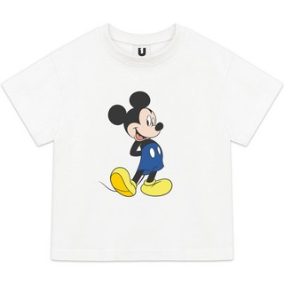 아동용 통기성 DISNEY 샤이 미키 반팔티