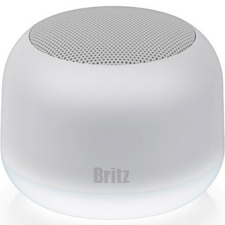 브리츠 LED 무드등 블루투스 스피커 BA-MQ1, 화이트
