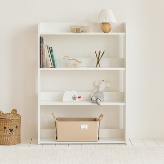 아이엔지홈 아동용 토리 마이토이 교구장 DIY 책장 4단, 화이트
