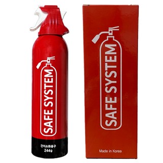 지에스켐 세이프 시스템 간이 소화기, 220ml, 레드, 1개
