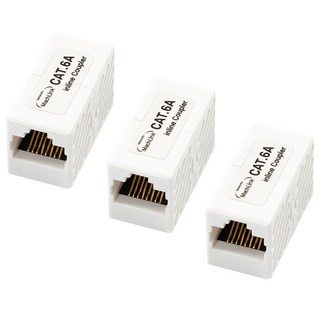 마하링크 인라인 Cat 6A UTP I형 커플러, 3개