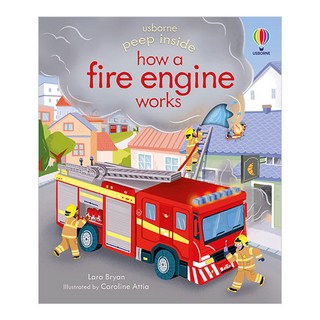 Peep Inside how a Fire Engine works, Usborne