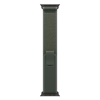 Apple 정품 2024 애플워치 트레일 루프, 44/45/46/49mm, M,L, 그린 / 블랙