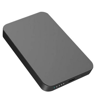 포유디지탈 아이뮤즈 맥세이프 보조배터리 5000mAh, PD-MS5000, 그레이