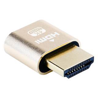 랜스타 HDMI 가상 GPU 더미 플러그 4K 60Hz 해상도 지원 변환젠더, 1개