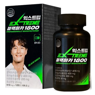 익스트림 블랙마카 1800, 120정, 1개