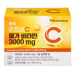 광동제약 리프레C 메가비타민 3000, 270g, 1개 메가박스할인