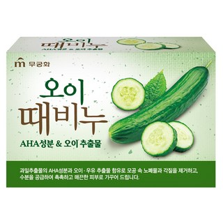 무궁화 오이 때비누, 90g, 1개 무궁화 오이 때비누, 90g, 1개