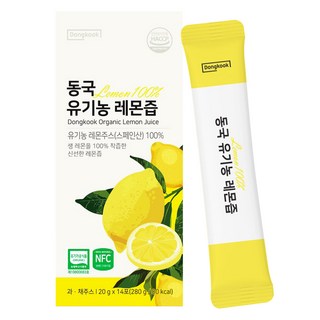 동국헬스케어 유기농 레몬즙 스틱 14p, 280g, 1개