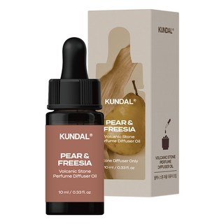 쿤달 볼케닉 스톤 퍼퓸 디퓨저 오일, 페어앤프리지아, 10ml, 1개