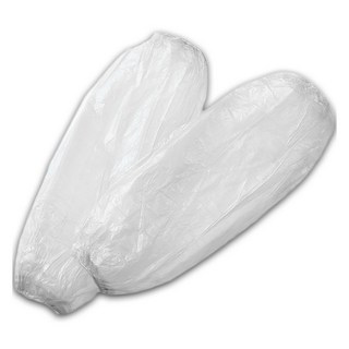 마다꾸미 일회용 위생 비닐 대용량 팔토시 100p, 투명 화이트