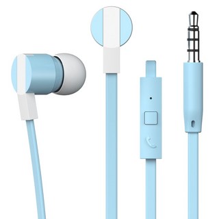 아이리버 브릭캔디 유선 이어폰, BVC-130, 블루