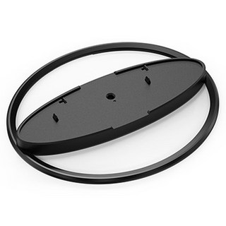 SPACE SHIELD Sony PlayStation 5/Pro/Slim相容Alpha金屬邊框垂直直立支架底座, 單品, 1個, 黑色 黑色