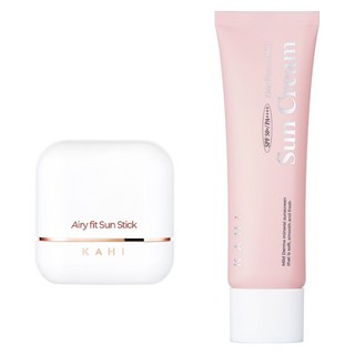 KAHI 空氣感防曬棒 14g+溫和防曬乳 50ml SPF50+ PA++++組, 1組