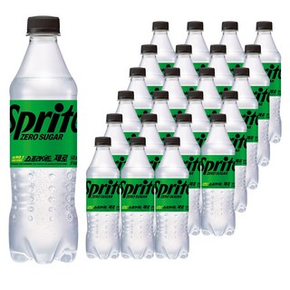 스프라이트 제로 사이다, 500ml, 24개 대표 이미지 - 제로 탄산음료 추천