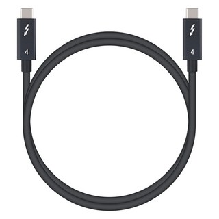 Coms USB Type-C to Type-C PD Thunderbolt 4 40Gbps USB4 240W線 FR182, 單色, 1個, 1m