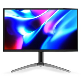 한성컴퓨터 QHD QD OLED 리얼 240 게이밍 모니터로 게임하는 모습