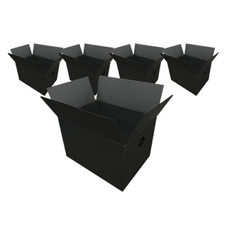 광동 손베임방지 이사박스, 블랙, 5개