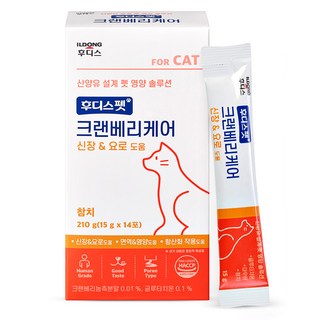 후디스펫 고양이 크랜베리케어 영양제, 1개, 신장