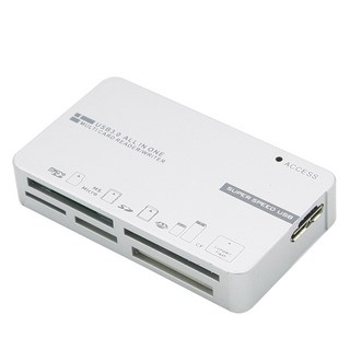 컴스 USB 3.0 카드리더기외장형 All in 1 SD Micro SD CF MS TF BT301, 1개