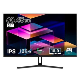 어드밴스원 FHD IPS 리얼 120Hz DP 2HDMI 게이밍 모니터, 60.5cm, MTR24F120V