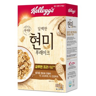 켈로그 현미 푸레이크, 550g, 1개