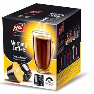Rene Dolce Gusto適用膠囊咖啡Morning Cafe, 16入, 7g, 1個