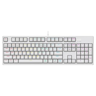 앱코 카일 광축 V2 LED 게이밍 기계식 유선 키보드, 화이트, K660S V2, 청축