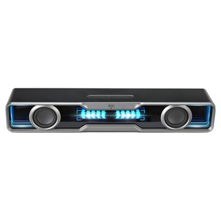 브리츠 블루투스 v5.4 게이밍 사운드바 LED Effect 스피커, 블랙, BR-MARK2