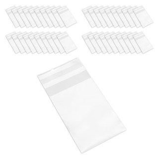 제이팩토리 두꺼운 쿠키 다용도 투명 opp 접착 봉투 6 x 13 cm, 1개, 100개입
