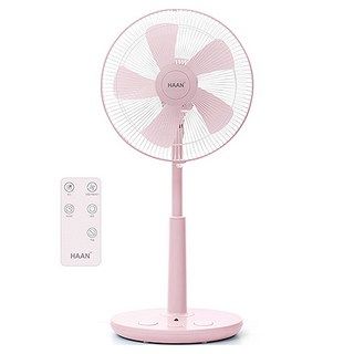 한경희이지라이프 초미세풍 발터치 리모컨 컬러 선풍기 HAAN-HDC230, HAAN-HDC230(라이트핑크)