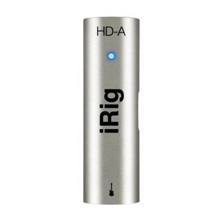 IK MULTIMEDIA 數位型吉他介面 99 x 30 x 21mm 35g, iRig HD-A, 銀色