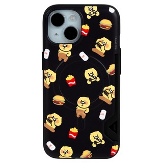 KAKAO FRIENDS Lucky Burger Two Card磁吸式Magsafe緩衝手機殼