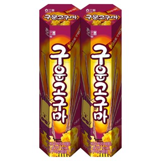 해태제과 구운고구마 과자, 24g, 2개