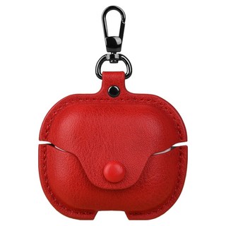 버즈 이어폰 인조가죽 케이스, 레드, 1개, 버즈3 프로
