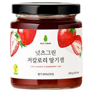 넛츠그린 저칼로리 딸기잼 240g – 1개 초록마을딸기잼 넛츠그린 저칼로리 딸기잼 240g – 1개 초록마을딸기잼