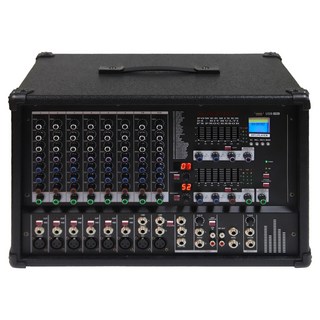 케이팝 K&POP 800W USB AUX 10채널 파워드 믹서